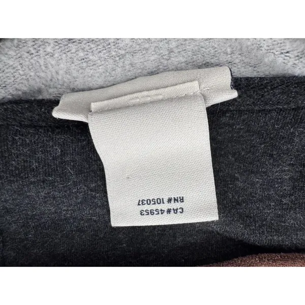 Ariat Real Elevated Hoodie Women’s Sz XL Fleece Leather Trim Henley Sweatshirt - Image 15