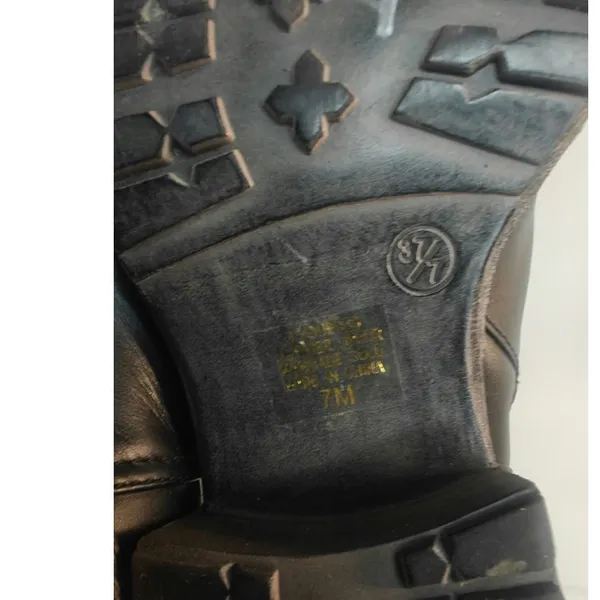 Black Moto leather Boots by Enzo Angioloni sz 7 - Image 7