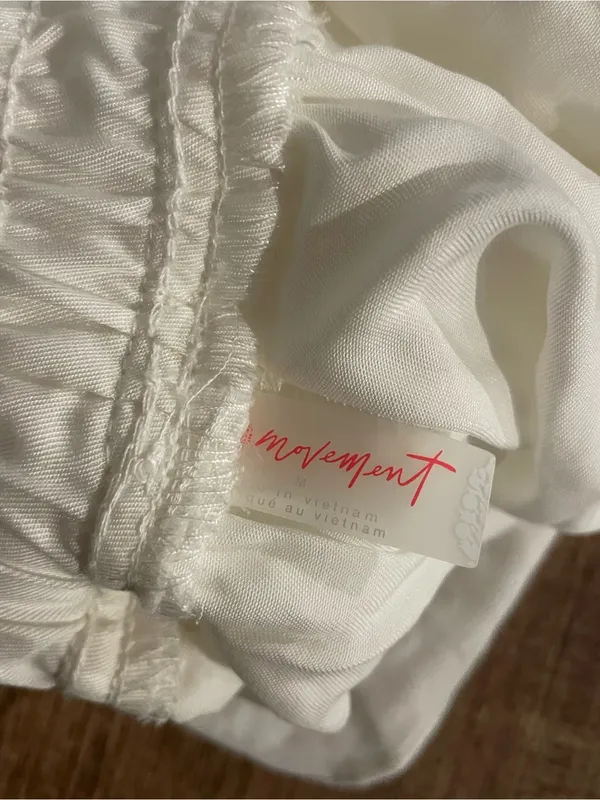 Free People Movement Prima Shorts White size Medium - Image 4