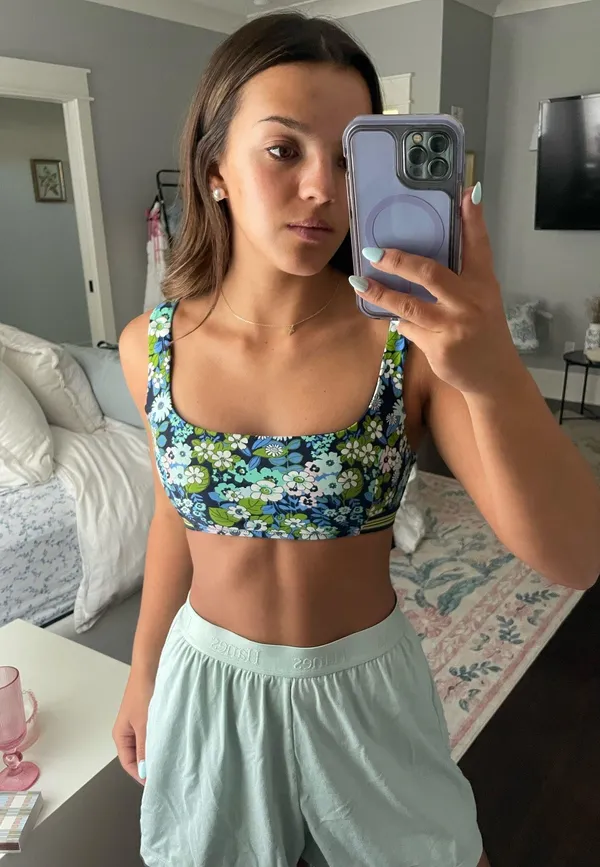 Aerie floral patterned bikini set - Image 4