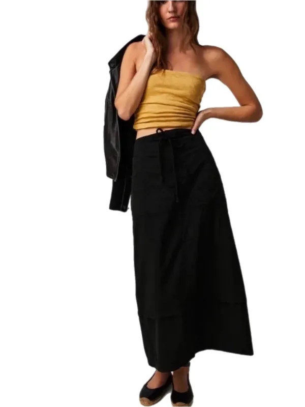 Free People Boulevard Tube Top Golden Syrup Bronze Medium NWOT - Image 7