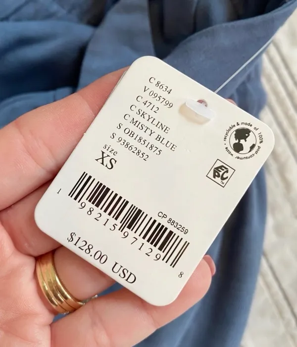 Free People Inbound Onesie blue XS - Image 2