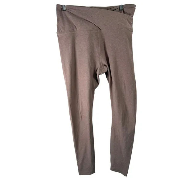 Beyond Yoga Spacedye At Your Leisure High Waisted Midi Leggings Chai Women Large - Image 2