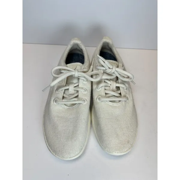 Allbirds Wool Runners Womens Size 8 Natural White Merino Sneakers Walking Shoes - Image 7