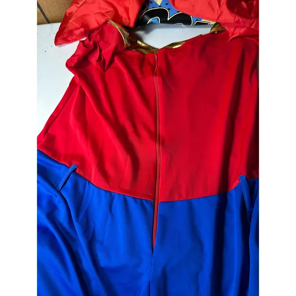 Leg Avenue Comic Book Girl Costume Plus Size 1X/2X Superhero 3 Piece Red Blue - Image 2