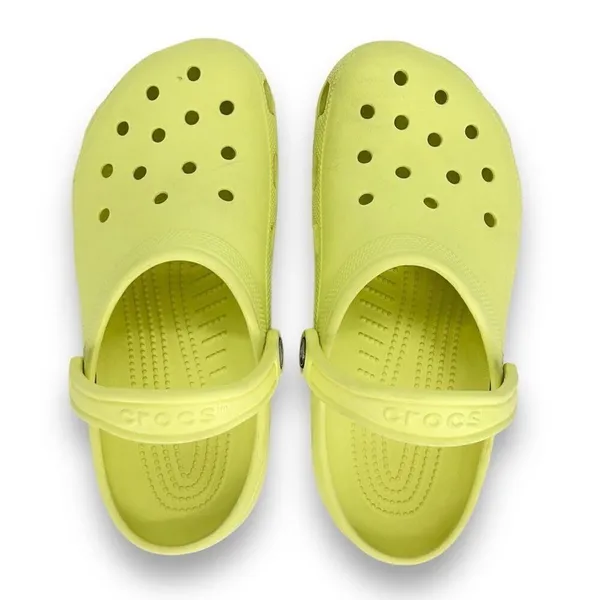CROCS Classic Clog Pale Banana Yellow Unisex Men's 7 Women's 9 - Image 7