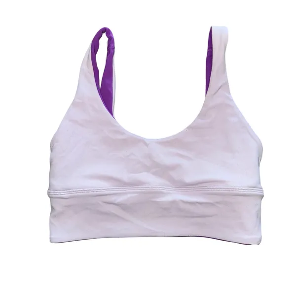 Lululemon Align Reversible Bra Women 4 Purple Lavender Excellent Nulu‎ Yoga - Image 4