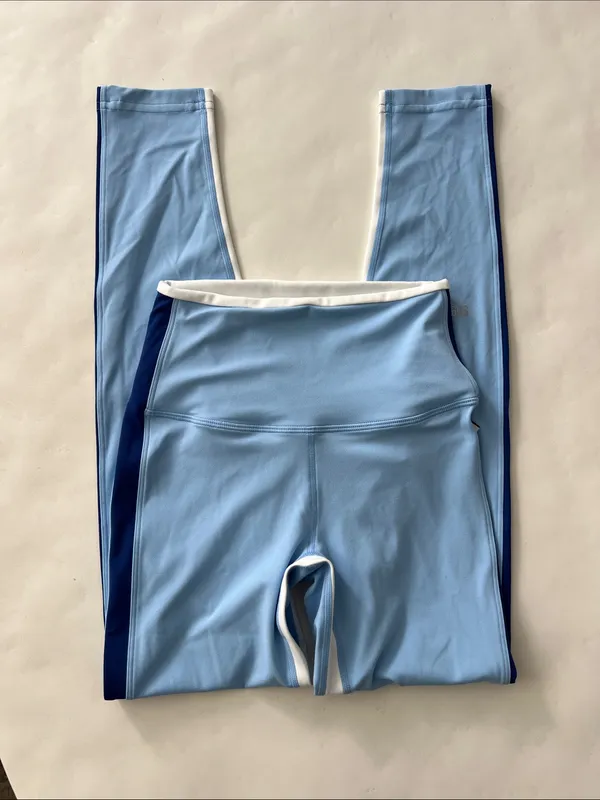 SPLITS59 Sam High Waist Rigor 7/8 Leggings in Skylight/Cobalt XS $138 - Image 5