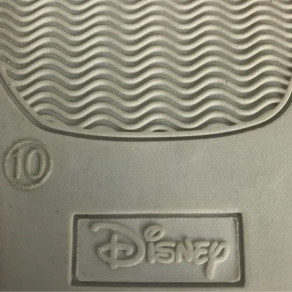 Disney Mickey Mouse Canvas Sneakers Size 10 Black Grey Retro Streetwear Shoes - Image 7