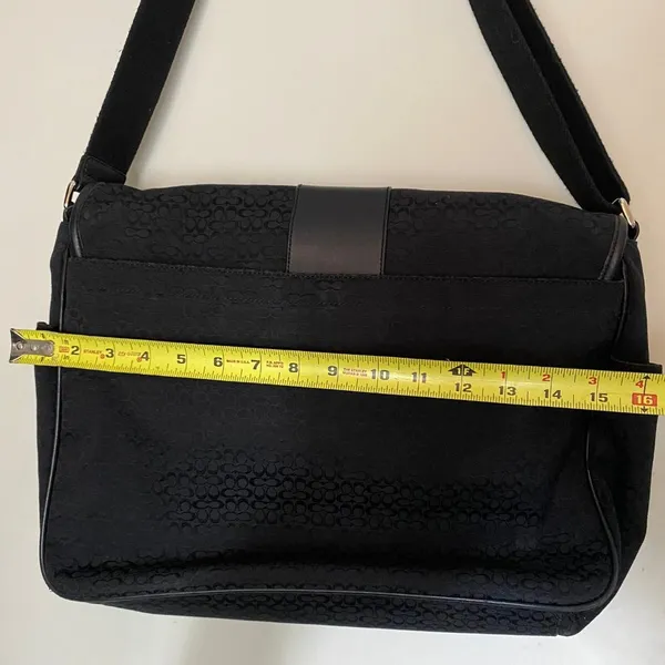 COACH Black Fabric Crossbody Bag - Image 4