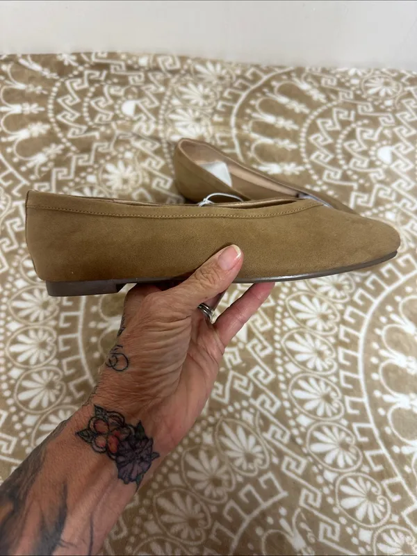 a new day Suede Ballet Flats in Brown - Image 8