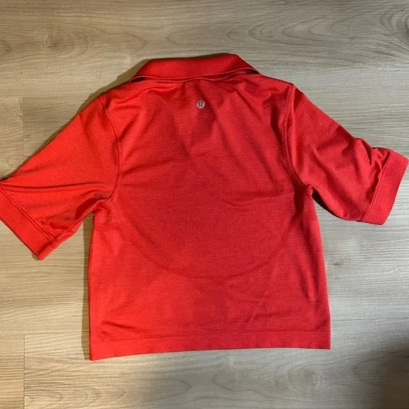 Lululemon‎ Swiftly Tech Short Sleeve Polo Red 0 Women Activewear Golf Tennis - Image 3