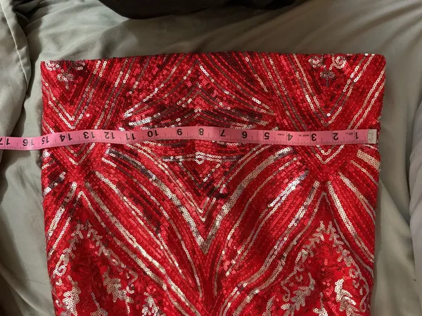 Red sequin Party Mini dress size 0 - Image 5