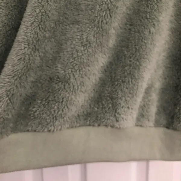 Cozy Green Fleece Hoodie soft women’s size medium 1/4 zip‎ - Image 6