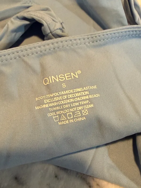 QINSEN Women's Sexy Open Back Sleeveless Crop Tank High Neck Slim Fit Cropped Tee Shirt Y2k Tops Size S . NWT - Image 10