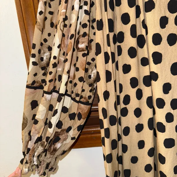 $148 NWOT Anthropologie x Conditions Apply Miranda Mixed Print Tunic Dress S - Image 11
