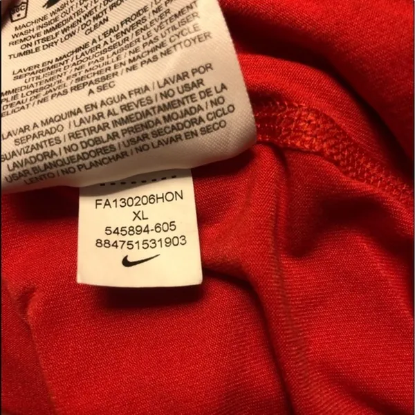NIKE Dri Fit Pull Over XL Pink Hooded Lightweight Running - Image 11