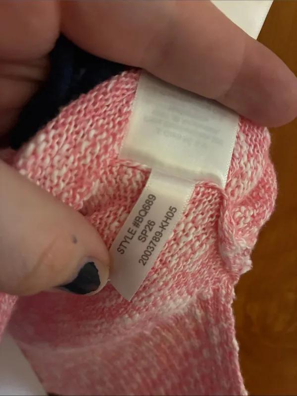 J. Crew Pink & White Heathered Sweater Size Small - Image 9
