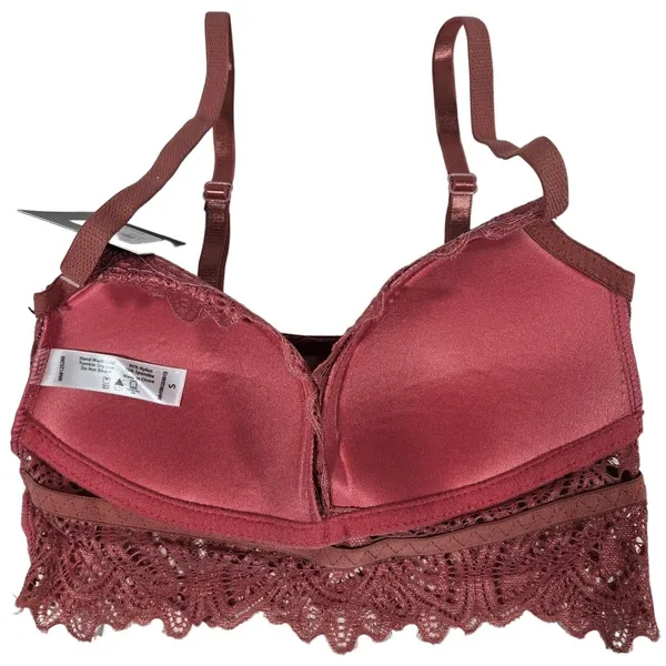 Frederick's of Hollywood‎ Lace Bralette Duce Red Burgundy Bralet Bralette S - Image 3
