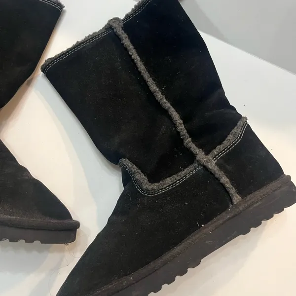 AMERICAN EAGLE winter suede boots Sherpa lined size 9‎ - Image 3