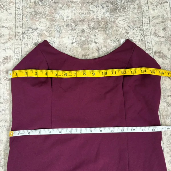 Lulus Sensational Beauty Plum Purple Strapless Maxi Dress size XL Formal Prom - Image 6