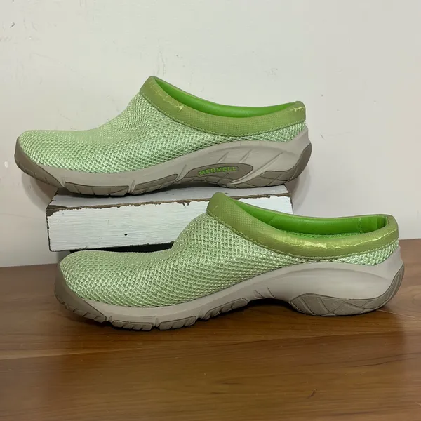 Merrell Encore Breeze Mesh Slip On‎ Clogs Paradise Green Womens 7 J85414 - Image 2