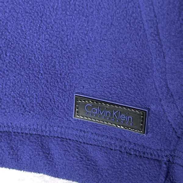 Calvin Klein Performance Womens Fleece Zippered Jacket Size XL. Purble - Image 5
