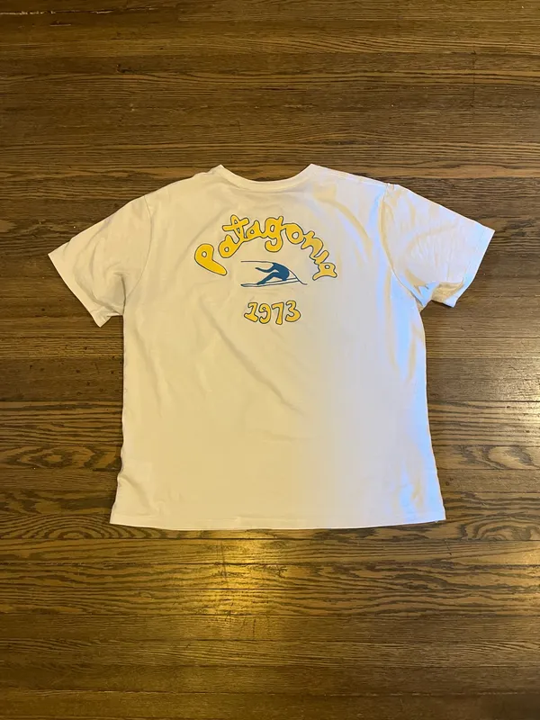 Patagonia White Short Sleeve T-Shirt - Image 2