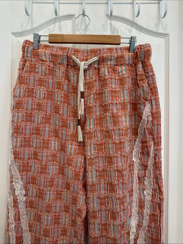 POL lace trim wide leg pants - Image 5