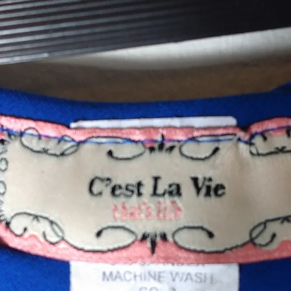 C'est La Vie L Lapis Blue Summer Top Size L - Image 4