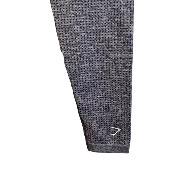Gymshark Vital Seamless 2.0 Leggings In Smokey Grey Marl Size Medium - Image 9