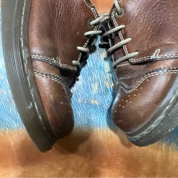 Vintage Dr. Martens Brown Leather Wingtip Oxfords size 6 air ware preppy grunge - Image 7