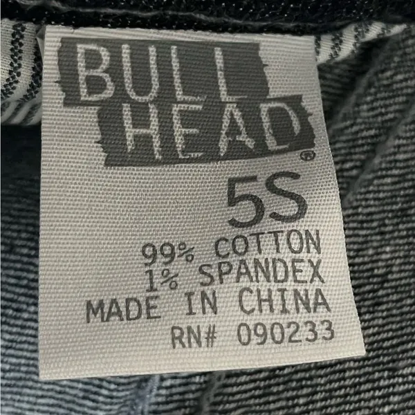 Women's Bull Head Laguna Bootcut Jeans‎ Distressed Dark Wash Size 5 Short - Image 9