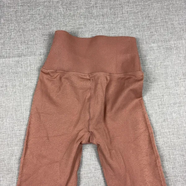 Fabletics Leggings Womens XS Brown SculptKnit High Rise 26in Inseam Yoga PantsX - Image 8