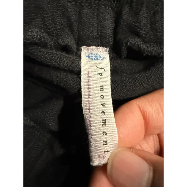 FP Movement Free‎ People Women Black Jogger Sweatpants Drawstring Relaxed Small - Image 5