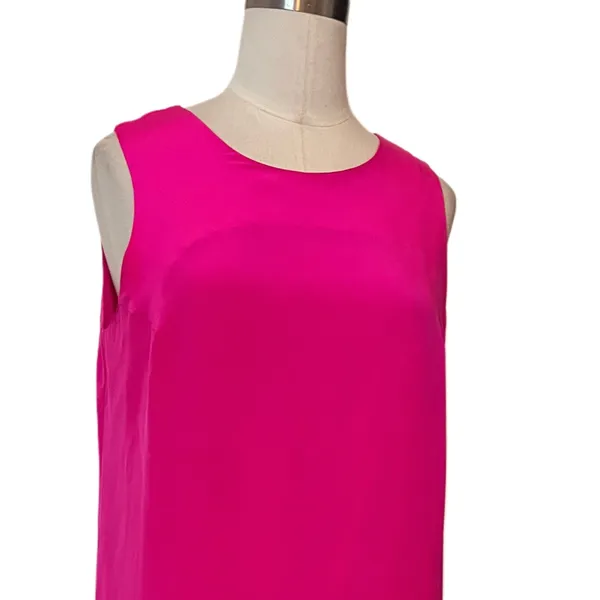 Amanda Uprichard Silk Shift Pink Dress - Image 6
