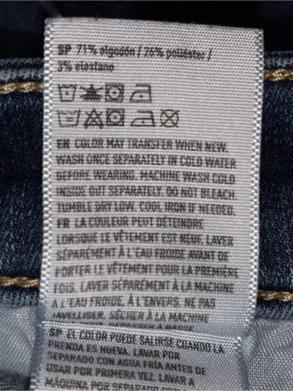 American Eagle High Rise Jegging Crop Jeans Women’s Size 6 Regular Raw Hem READ - Image 8