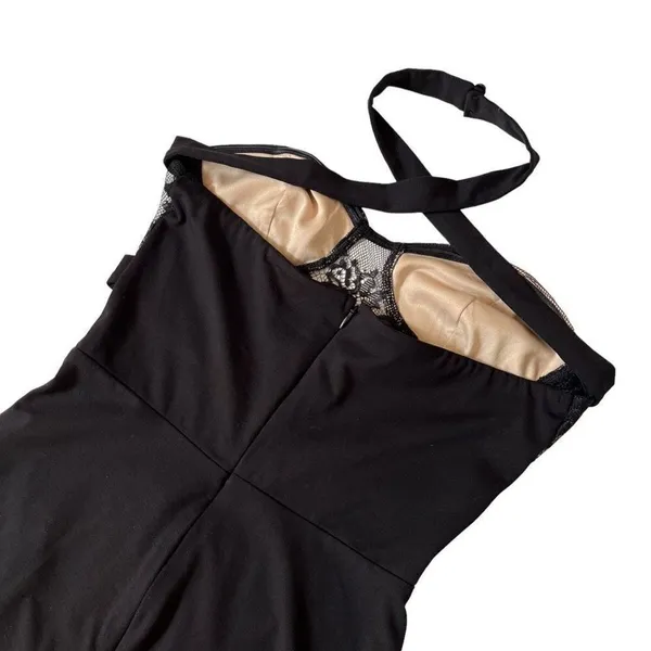 superdown Greta Halter Jumpsuit in Black‎ - Image 8