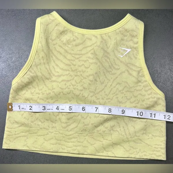 Gymshark Size S Neon Adapt Animal Seamless Sports Bra - Image 6