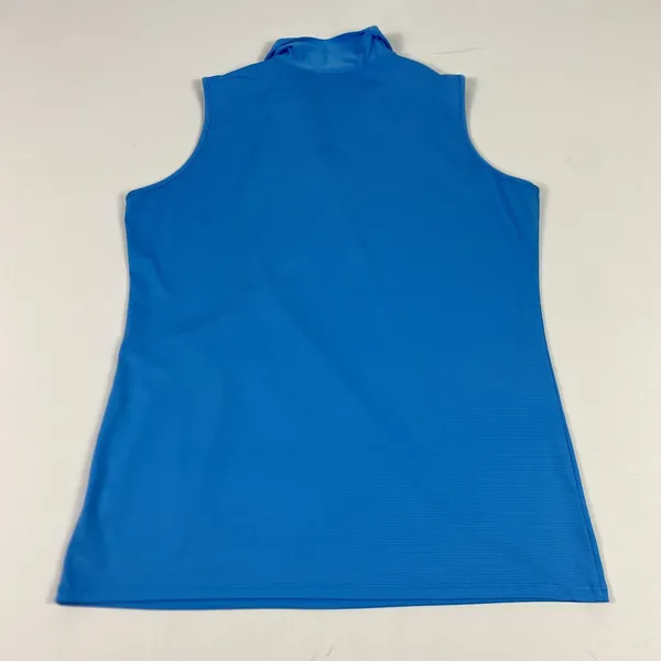 Sport Haley Shirt Womens Large Blue Sleeveless Golf Polo Performance Stretch - Image 7