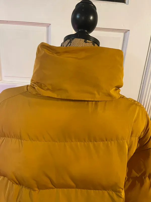Kendall & Kylie Mustard Yellow Puffer Jacket - Image 4