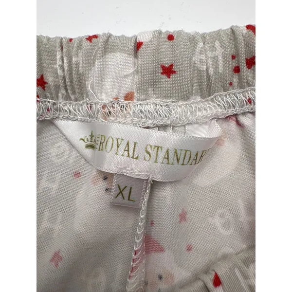 The Royal Standard Santa Pajama Pants XL Christmas Santa Ho Ho Ho Sleep Bottoms - Image 8