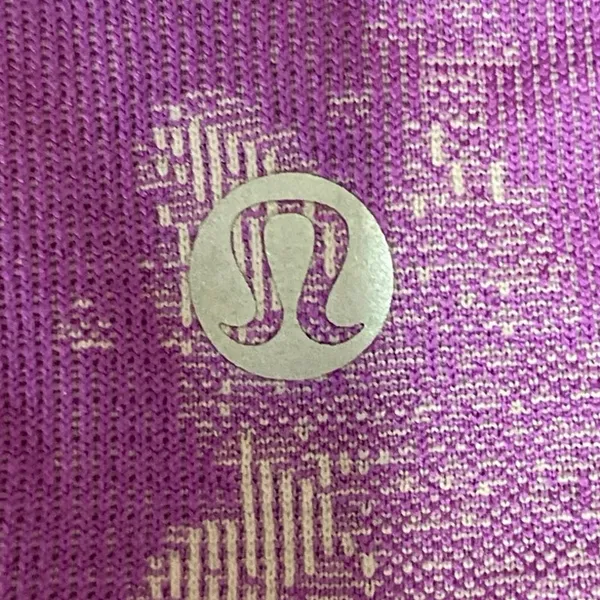 Lululemon Swiftly Tech Purple Splatter Racerback Yoga Athletic Tank Top Size M - Image 4