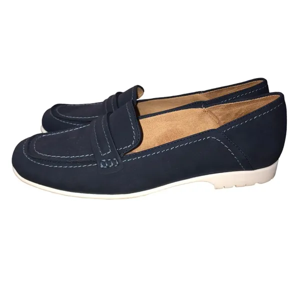 Naturalizer Dannah Loafers Womens 8M Used Blue - Image 3