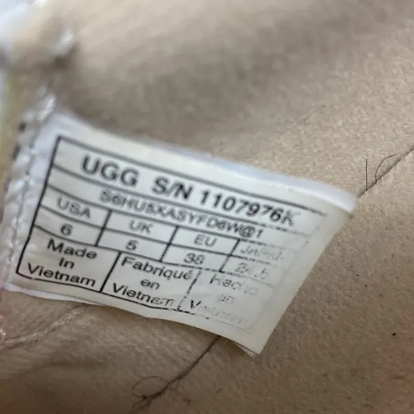 Ugg White Caplan Logo Print Slip On Athletic Sport Sneaker Shoes 6 - Image 7