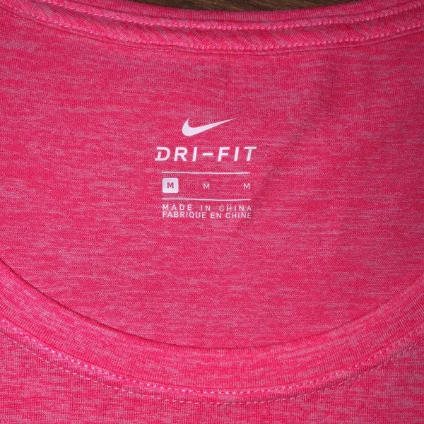 𝅺Nike Dri fit medium pink athletic top - Image 2