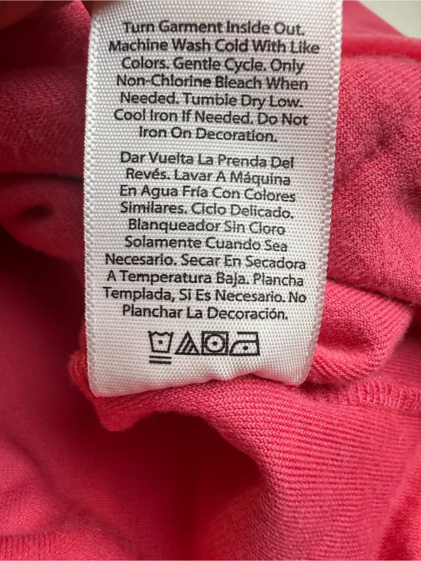 Juicy Couture Hot Pink/silver Velour Zip-Up Y2K Hoodie‎ Size L - Image 8