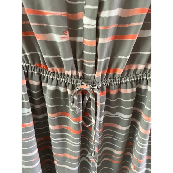 Apt.9 women's‎ gray/pink long sleeve pockets dress size 10 - Image 4
