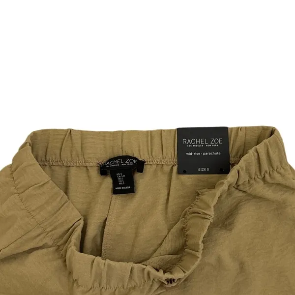 Rachel Zoe Brown Tan Mid Rise Cargo Parachute Pants Size Women's Small NWT - Image 5