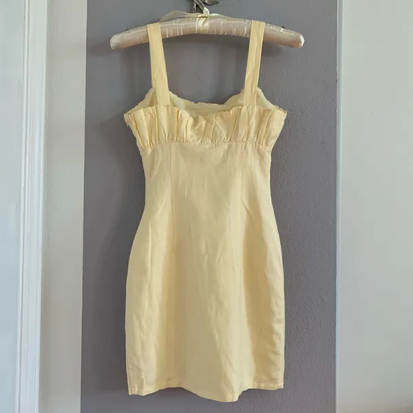 Peppermayo Day in Versailles Mini Dress Baby Yellow - Image 6